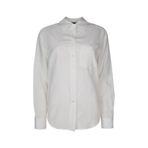 PINKO Women's Classic Pinstripe Button-Up Shirt Women BIANCONERO Shirts